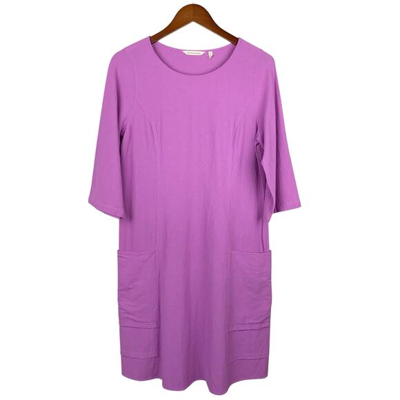Soft Surroundings Dresses & Skirts - Soft Surroundings Carpe Diem Dress Purple Gauze Pockets Cotton Women's XS